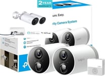 Tapo Smart Wire-Free Security 2-Camera System, Water&Dust Resistant,...