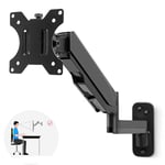 TV mount,Monitor Wall Bracket Arm,PC Mount Stand Swivel and Tilt for Most 17-32 LED,LCD,OLED Flat Screen TVs and Monitors with 50x50-100x100mm up to 10 KG,Short