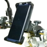 Adjustable Motorbike Clamp Phone Mount & Rain Cover for Samsung Galaxy S21 Ultra