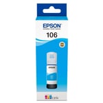 Epson 106 Cyan Ink Cartridge C13T00R240 70ml for Ecotank ET 7700 ET 7750