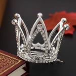 PHILSP Baby Boy Girl Crown Newborn Photography Props Infants Photoshoot Accessories Silver 2