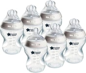 Tommee Tippee Closer to Nature Baby Bottles, Slow-Flow Breast-Like Teat with An