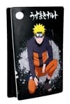 Konix Naruto Shippuden Façade de protection pour console PS5 Slim - Silicone - Antichoc - Anti-rayures - Motif Naruto - Noir