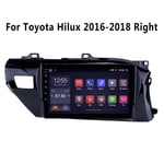 SADGE 9 Pouces de Navigation GPS Lecteur Autoradio stéréo Radio Multimédia Voiture - pour Toyota Hilux 2016-2018, avec Android Bluetooth WiFi Dsp Mp3 écran Tactile
