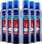 Vaseline Men Active Dry Anti-Perspirant Deodorant Spray 250ml x 6