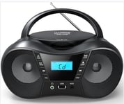 Eltra Radio Huvudenhet Eltra Lila2 Cd/Usb/Bt Svart
