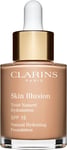 Clarins Skin Illusion Foundation SPF15 109 Wheat 30Ml