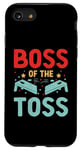 Coque pour iPhone SE (2020) / 7 / 8 Boss Of The Toss Cornhole Sac poire à lancer de maïs