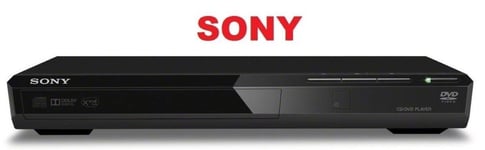 Sony Compact Slim Multi-format  DVD Player In Black + Scart Cable Included NEW