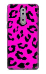 Pink Leopard Pattern Case Cover For Nokia 8