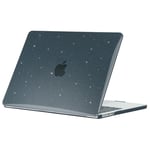 MacBook Air 15 M2/M3 (2023 2024) Hardplast Deksel - Stjernehimmel - Svart