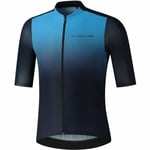 Shimano Clothing Men's, S-PHYRE FLASH Jersey, Blue, Size M