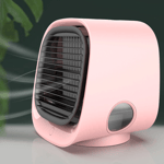 Luftkylare USB - Luftfuktare Fläkt - Bordsfläkt - Rosa - TheMobileStore Fläktar & Air Coolers
