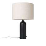 Gubi - Gravity Table Lamp Large Canvas/Black steel - Svart - Bordslampor