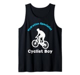Mens Hydration Specialist Cyclist Boy, Cycling Lovers Tank Top