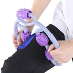 Flying Roller Ben Massager Arm Muscle Relaxer Gym Yoga Dedikerad träningsutrustning (lila)-LEK