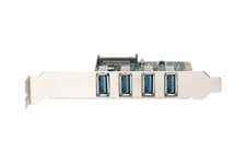 DIGITUS - USB-adapter - PCIe 2.0 - USB 3.0 x 4