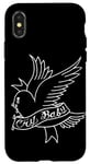 Coque pour iPhone X/XS Cry Baby Tattoo Esthétique Crybaby Bird