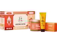 Cztery Szpaki Washery_Set Spice Cake Sockerskrubb Gran Och Kanel 250Ml + Pumpa Och Kardemumma Handkräm 50Ml + Naturtvål Med Kanel Och Röd Lera 110G