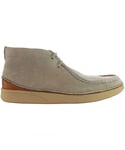 Clarks Oakland Mid Mens Beige Boots - Size UK 9