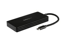 StarTech.com M.2 SSD Enclosure for M.2 SATA Drives - USB 3.1 - USB-C - lagringspakning - M.2 Card - USB 3.1 (Gen 2)