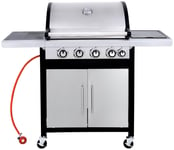 Argos Home Deluxe 4 Burner Gas BBQ