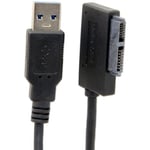 Cablecc Cable adaptateur SATA USB 3.0 vers 7 + 6 13 broches Slimline pour ordinateur portablelecteur CDDVDRom [30]