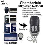 Chamberlain Liftmaster Garageport Fjärrkontroll Motorlift 1a5639-7 D-66793 94335e 4335e 4330e 4333e 4332e Ersättning 433 Mhz (94335e etc)