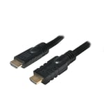 HDMI Cable, A/M To A/M, 4K/30 Hz, Amplifier,Black,25 M