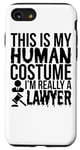 iPhone SE (2020) / 7 / 8 This Is My Human Costume I'm Really A Lawyer - Halloween Case