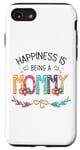 iPhone SE (2020) / 7 / 8 Vintage Happiness Is Being A Mommy Wildflower Mothers Day Case