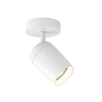 Astro Koto Single Dimmable Indoor Spotlight (Matt White), GU10 LED Lamp, Designed in Britain - 1478009-3 Years Guarantee