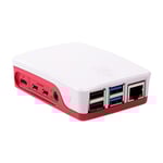 Raspberry Pi 4 officiellt skal, röd/vit