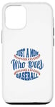 iPhone 14 Pro Just a Mom Who Loves Baseball Fan Mother Gift Case
