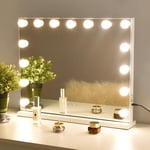 Makeup spejl LED / Hollywood spejl - 58x46cm