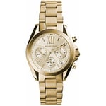 Michael Kors Bradshaw Chronograph Quartz Watch with Gold Stainless Steel Strap for Women MK5798