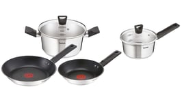 Batterie de cuisine 6 pièces tous feux y compris induction TEFAL SIMPLEO