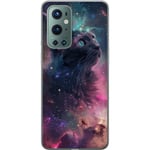OnePlus 9 Pro Genomskinligt Skal Katten i Galaxen