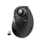 ELECOM Wireless Trackball mouse 8 Button M-Dt2Drbk Index Finger Black From j FS