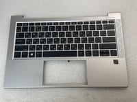 For HP EliteBook 830 G7 M08699-BD1 Ukrainian Ukraine Palmrest Keyboard Top Cover