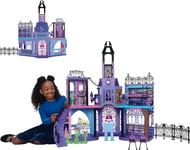 Monster High Doll House, Haunted High School Playset with 7 Play Areas and 35+ Storytelling Pieces including Furniture and Accessories, HLP88