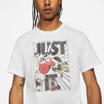 Nike Manga Just Do It Basketball T-Shirt Sz M White Black Multi DD0807 100