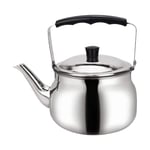 Tea Kettle for Stovetop Stainless Steel Teapot Stove Top Induction Kettles for Boiling Hot Water Insulated Handle Mirror Finish (1.5L)