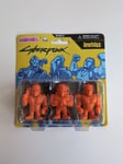 Monos Cyberpunk 2077 3-Pack Mini Figures Animals (Orange)
