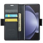 CaseMe Slim Plånboksfodral RFID-skydd Samsung Galaxy Z Fold 5 svart
