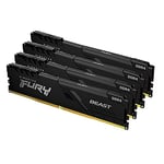 Kingston FURY Beast 64GB (4x16GB) 3200MHz DDR4 CL16 Mémoire Kit pour PC Kit de 4 KF432C16BB1K4/64