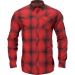Härkila 0Driven Hunt flannel skjorta - Red/Black check XXXXL