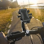 Flex DC230 scooter, elcykel / cykel holder til sidespejl - iPhone / Smartphone - Quick release - Sort