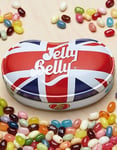 Jelly Belly Union Jack plåtlåda med 50 olika smaker (USA-import)
