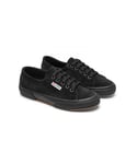 Superga Unisex Adult 2750 Suede Lace Up Tennis Shoes (Full Black) - Size UK 11